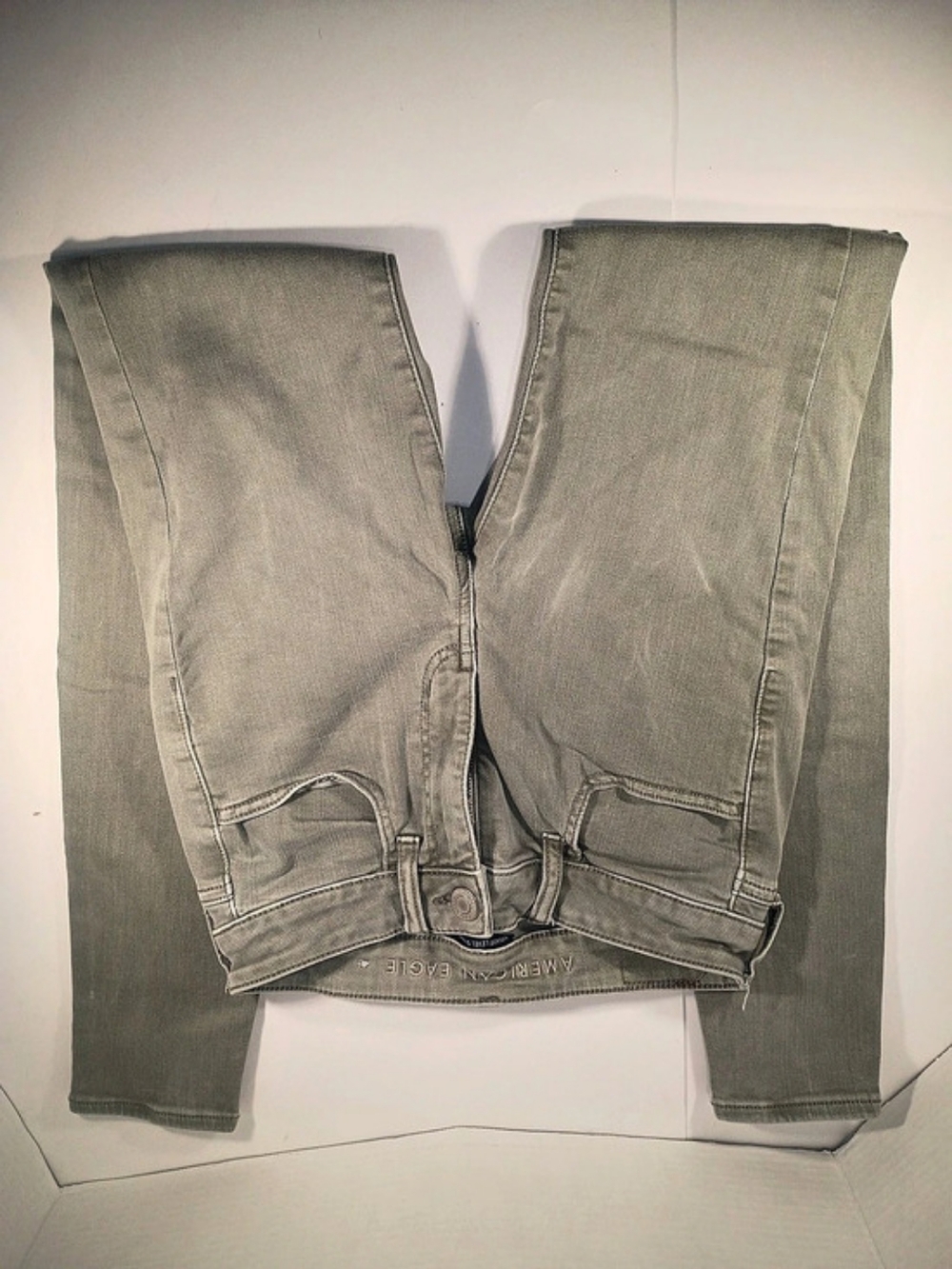 American Eagle Skinny Jeans Waist 2 Gray